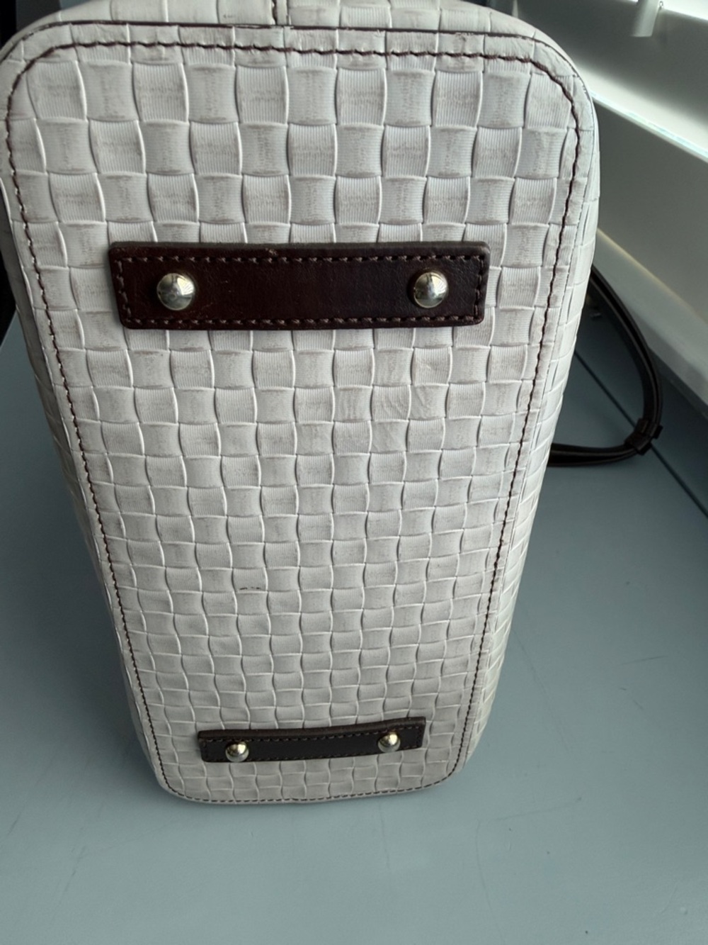 Dooney & Bourke Liliana  Woven Leather Tote - Picture 10 of 12